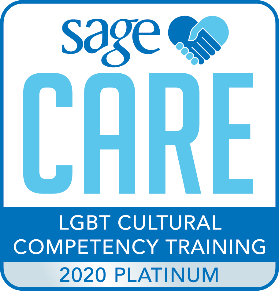 sage CARE LGBT Cultural Competency Training 2020 Platinum
