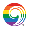 Rainbow Comma Logo